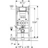 Комплект GEBERIT DUOFIX 111.362.00.5 UP320 с подвесным унитазом ACANTO 500.600.01.2 с крышкой-сиденьем ACANTO 500.605.01.2 с микролифтом 111.362.00.51
