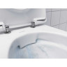 Комплект инсталляция GEBERIT DUOFIX DELTA 500.103.DW.R с подвесным унитазом RENOVA с сиденьем микролифт и клавишей