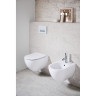 Комплект инсталляция GEBERIT DUOFIX SIGMA 500.301.KJ.A с подвесным унитазом ACANTO с сиденьем микролифт и клавишей
