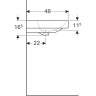 Комплект мебели GEBERIT SMYLE 529.353.JR.7 75 см пекан