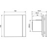 Накладной вентилятор GEBERIT S&P SILENT-100 CZ DESIGN