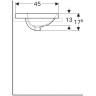 Раковина GEBERIT VARIFORM 60 см 500.734.01.2