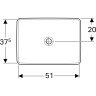 Раковина встраиваемая GEBERIT VARIFORM 40x55 см 500.739.01.2 без отверстия перелива