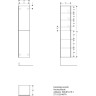 Шкаф-пенал GEBERIT ACANTO 500.619.16.1 40 см