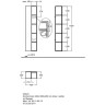 Шкаф-пенал GEBERIT CITTERIO 40 см 500.569.JJ.1