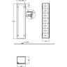Шкаф-пенал GEBERIT XENO² 500.503.43.1 40 см
