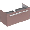 Шкаф под раковину GEBERIT MYDAY 88x41 какао с молоком глянец 824101000+125400600