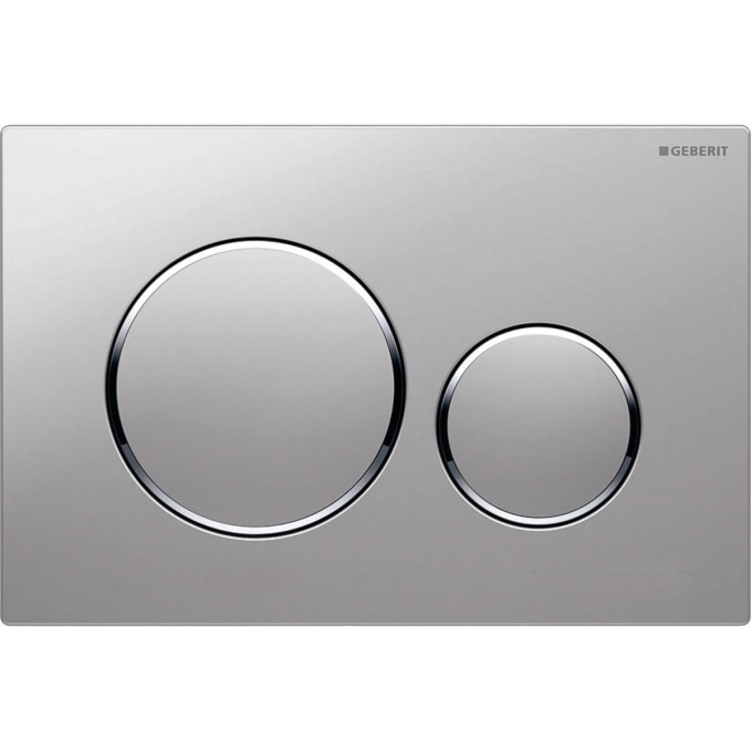 Смывная клавиша GEBERIT SIGMA 20 115.882.JQ.1 хром матовый не остаются отпечатки пальцев
