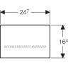 Смывная клавиша GEBERIT SIGMA 80 116.090.SG.1