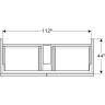 Тумба под раковину GEBERIT ICON 841422000 120 см