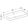 Тумба с раковиной GEBERIT SMYLE SQUARE 500.354.JR.1 90 500.251.01.1+ 500.354.JR.